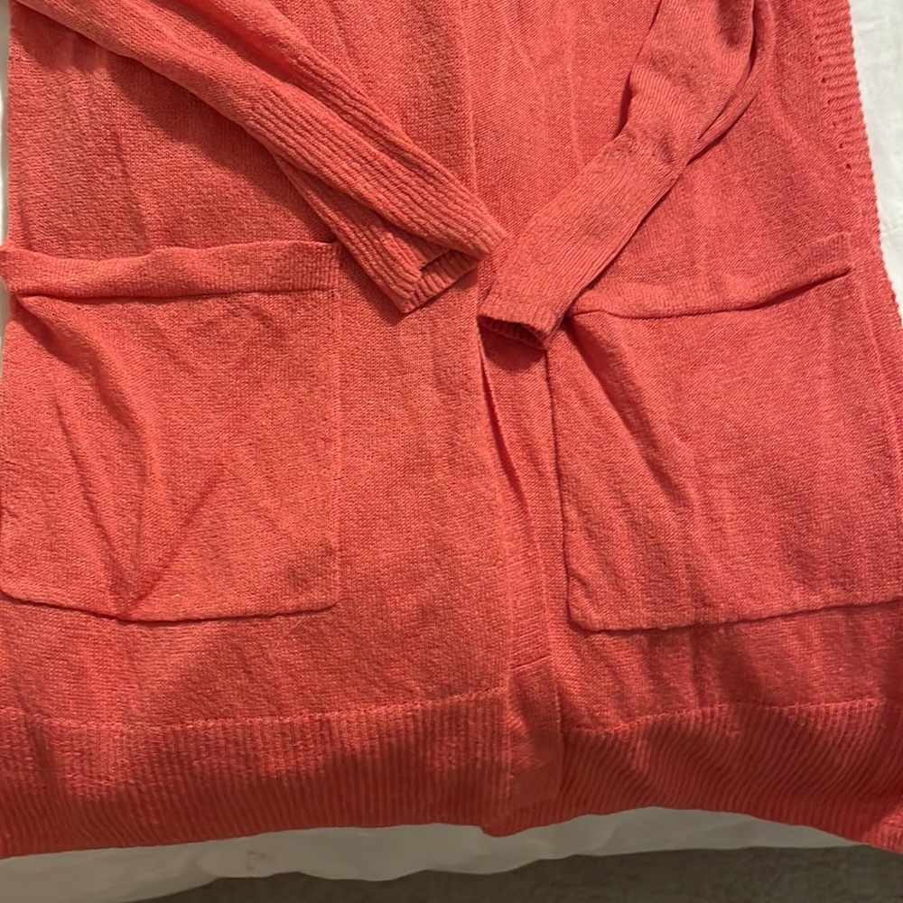 Rachel Zoe - Knit Long Sleeve Open Hoodie Sweater - Small - Picture 7 of 9